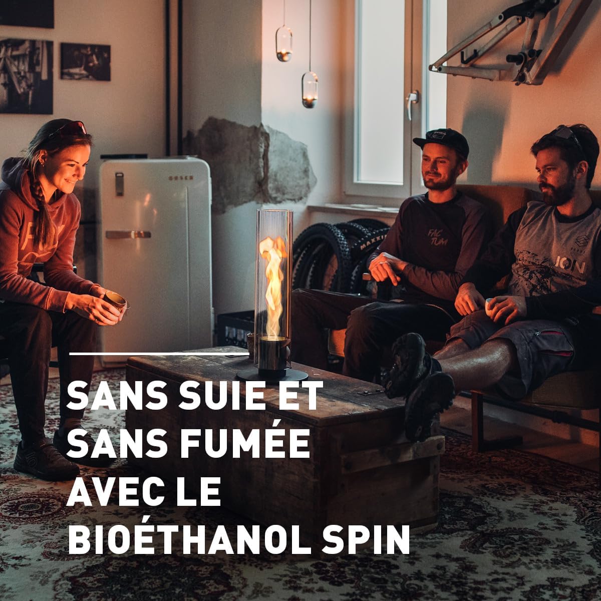 Feu de Table - SPIN Noir
