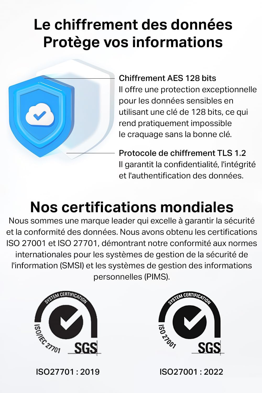 Tapo 2K Caméra Surveillance WiFi