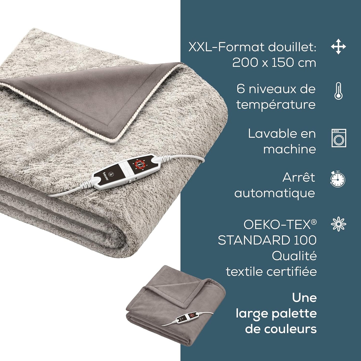 Couverture Chauffante HD 150 XXL