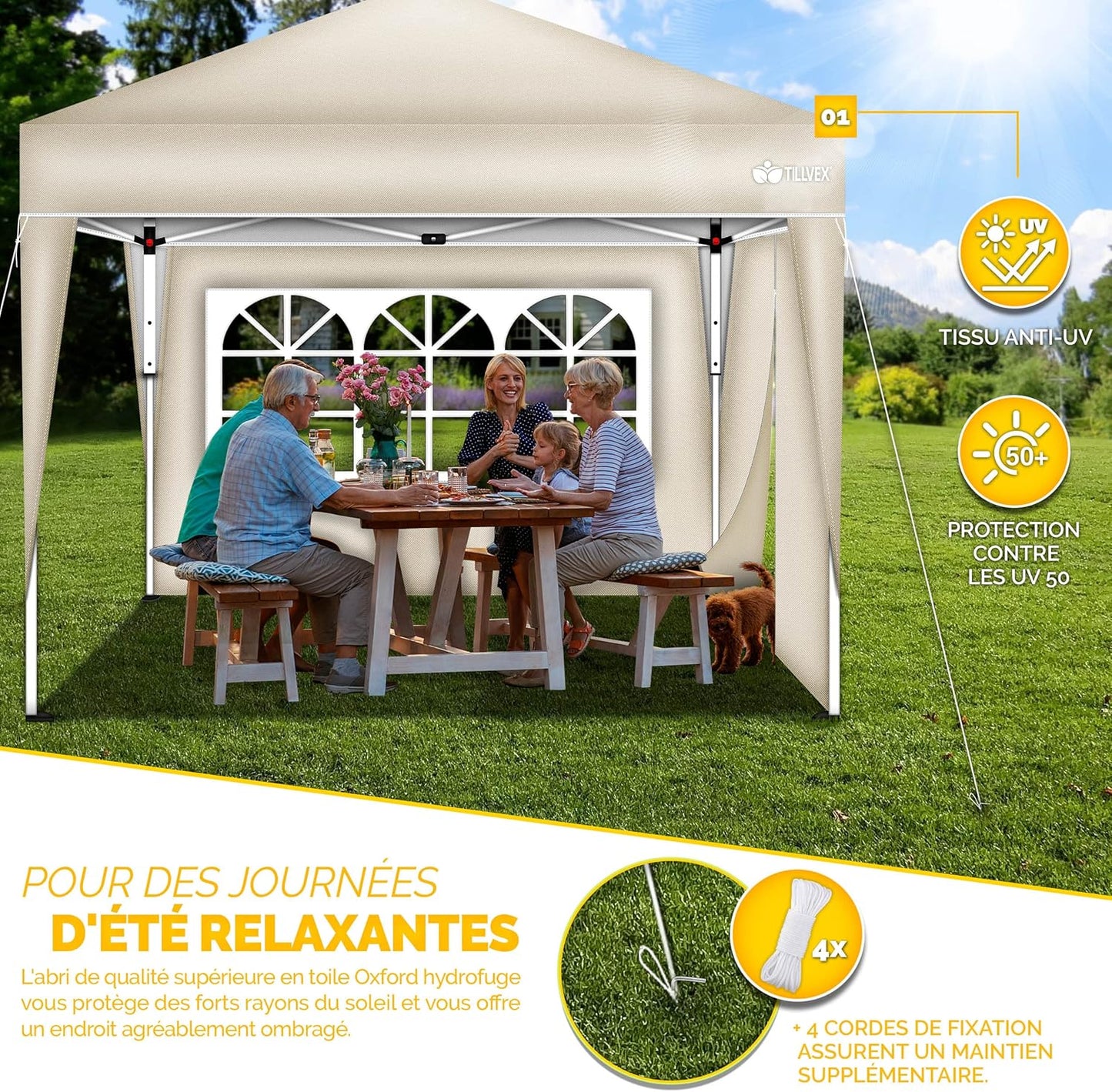 Tonnelle de Jardin 3x3m