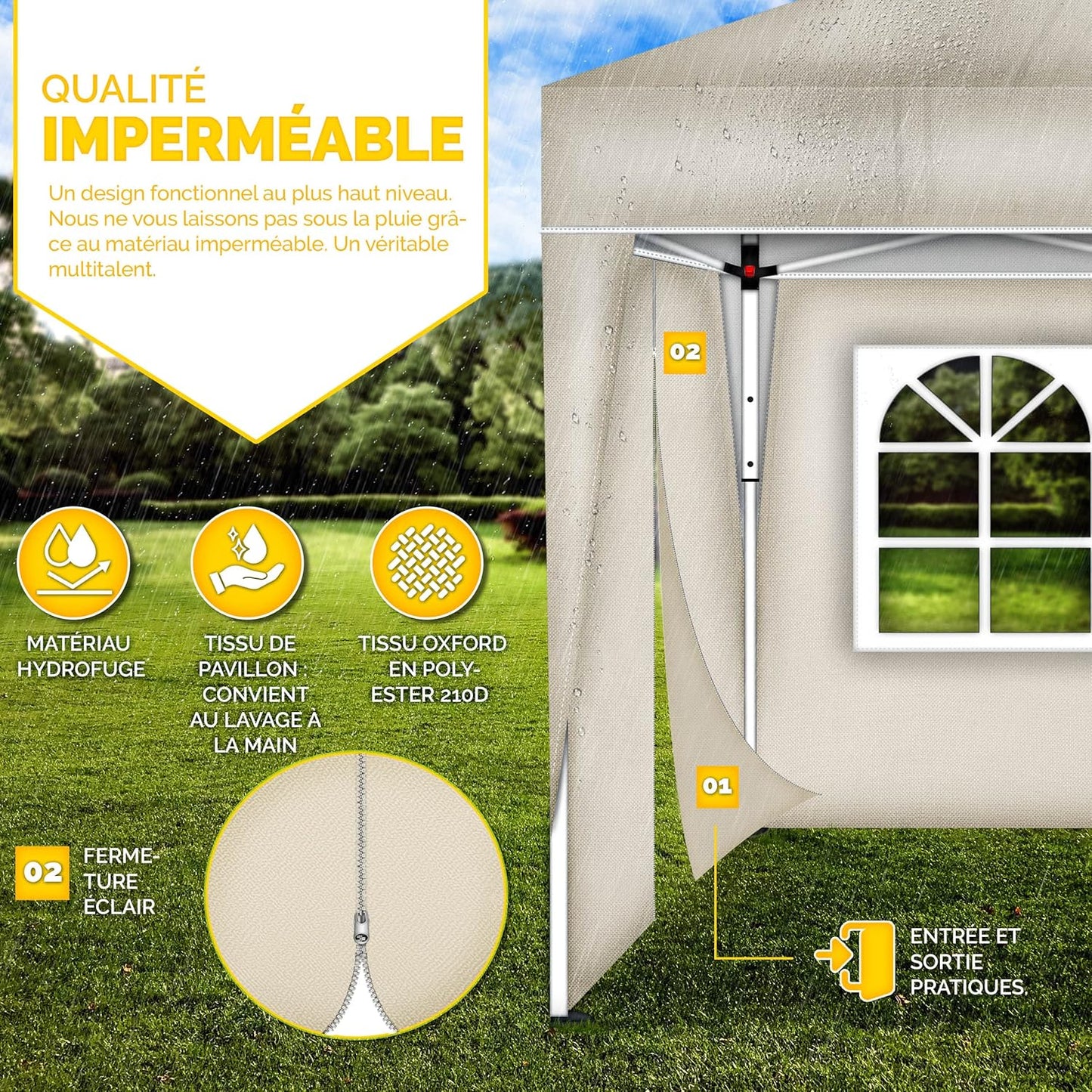 Tonnelle de Jardin 3x3m